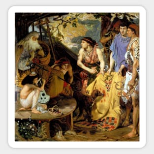 The Coat of Many Colors - Ford Maddox Brown Sticker